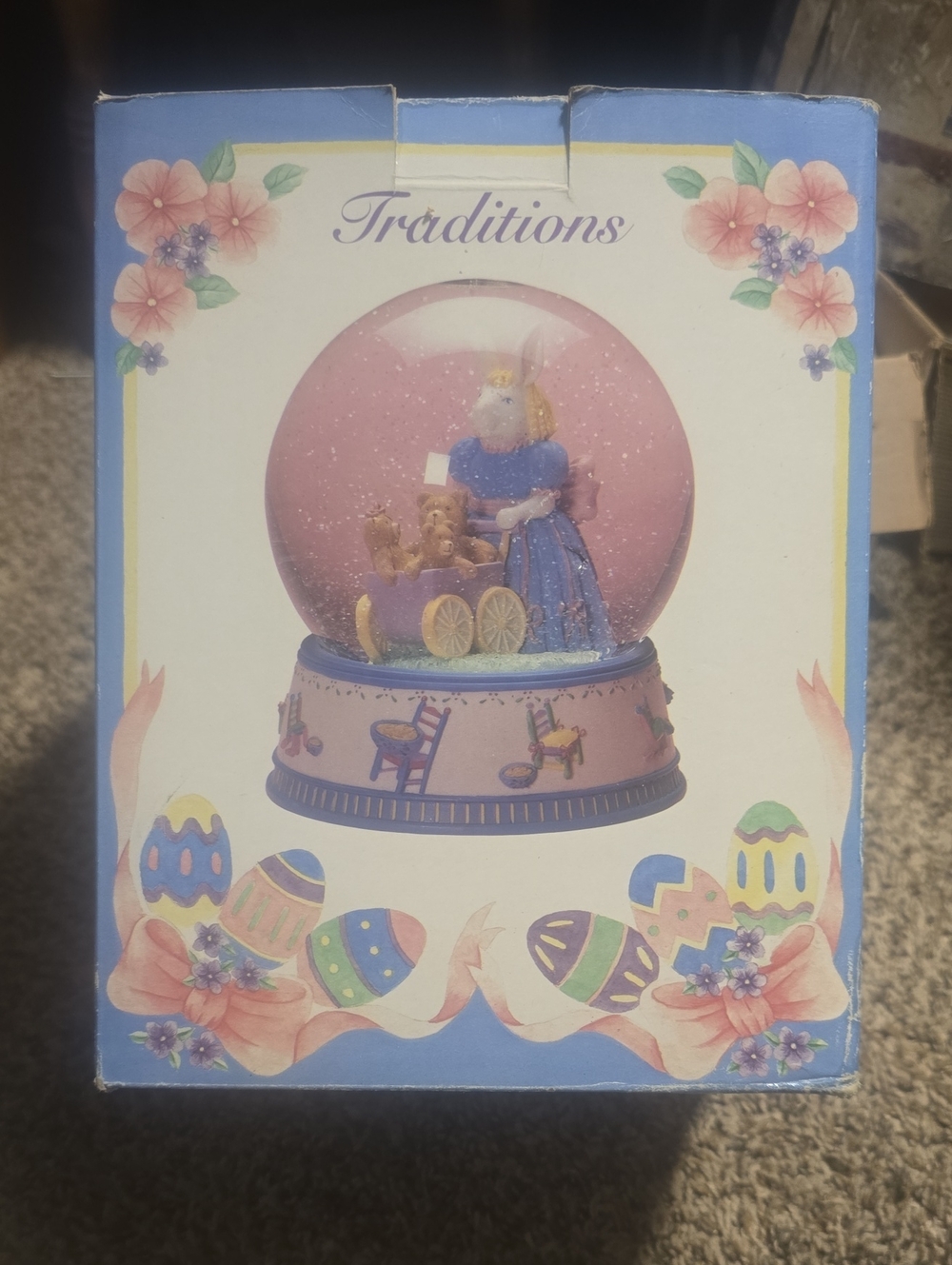 Traditions Goldibunny Easter Globe